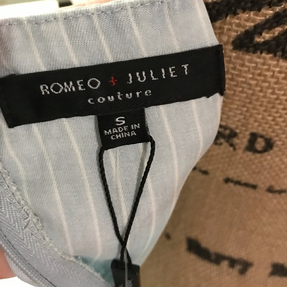 Romeo + Juliet Couture Light Blue Jumpsuit NWT New - Picture 7 of 8